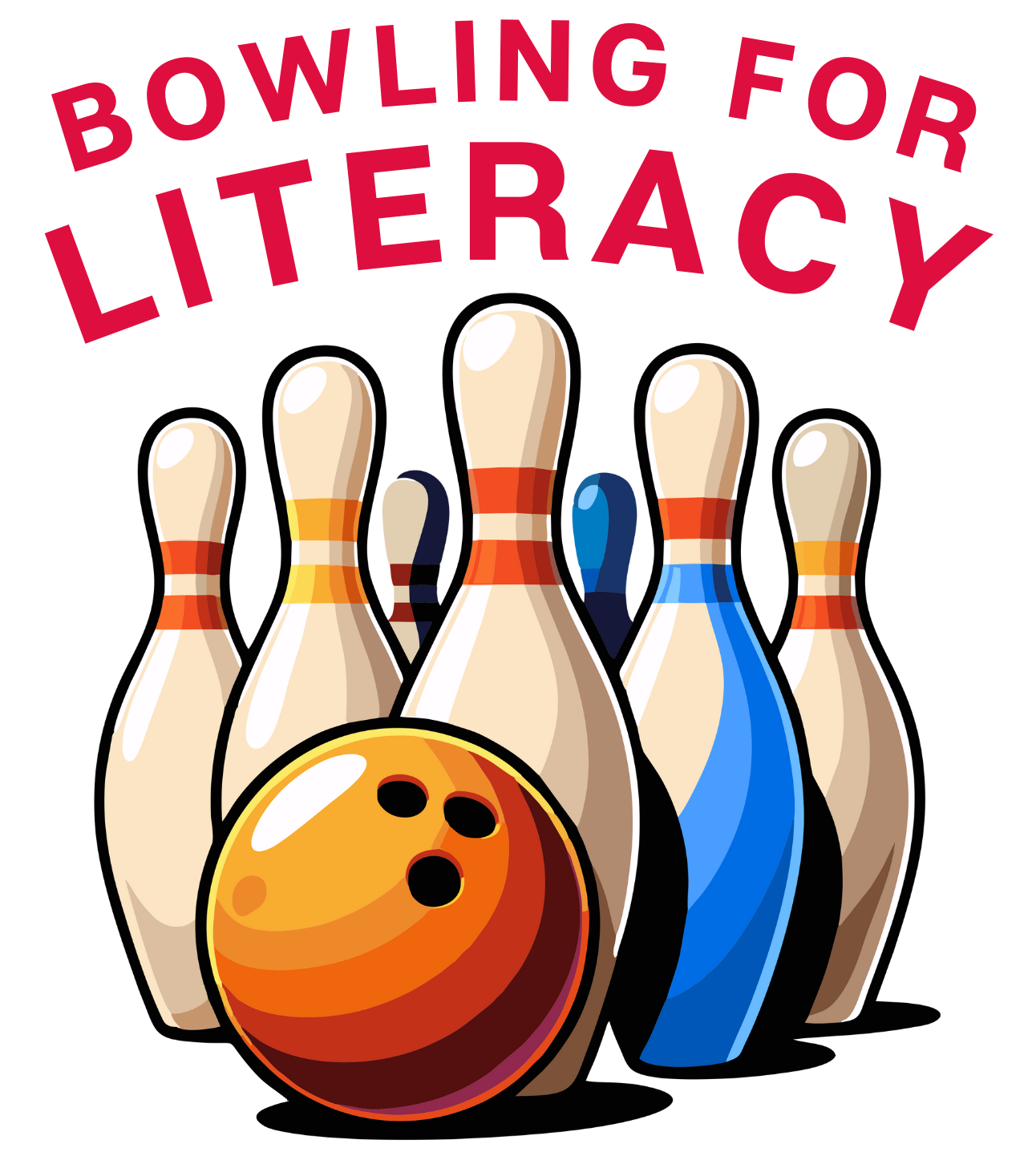 Read West Bowling for Literacy graphic without logo